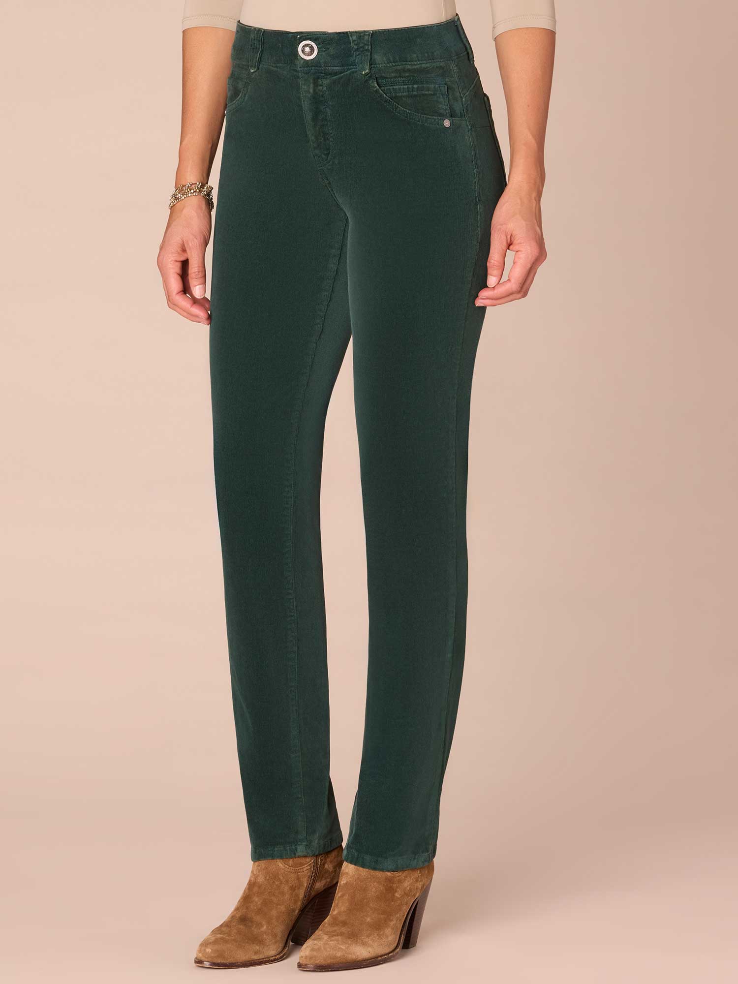 Absolution® Mid-Rise Corduroy Straight Leg Pants - Image 6