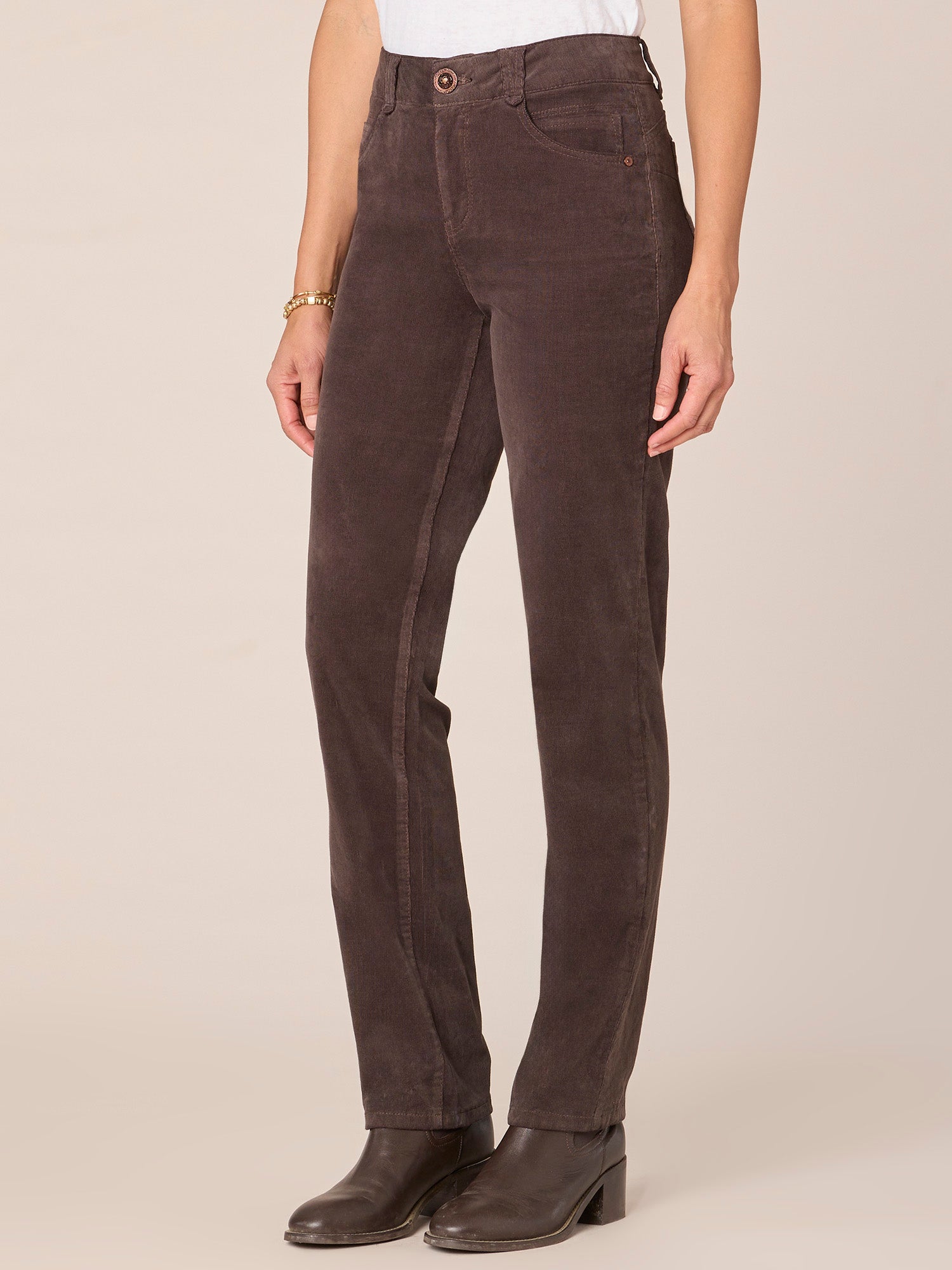 Absolution® Mid-Rise Corduroy Straight Leg Pants - Image 15