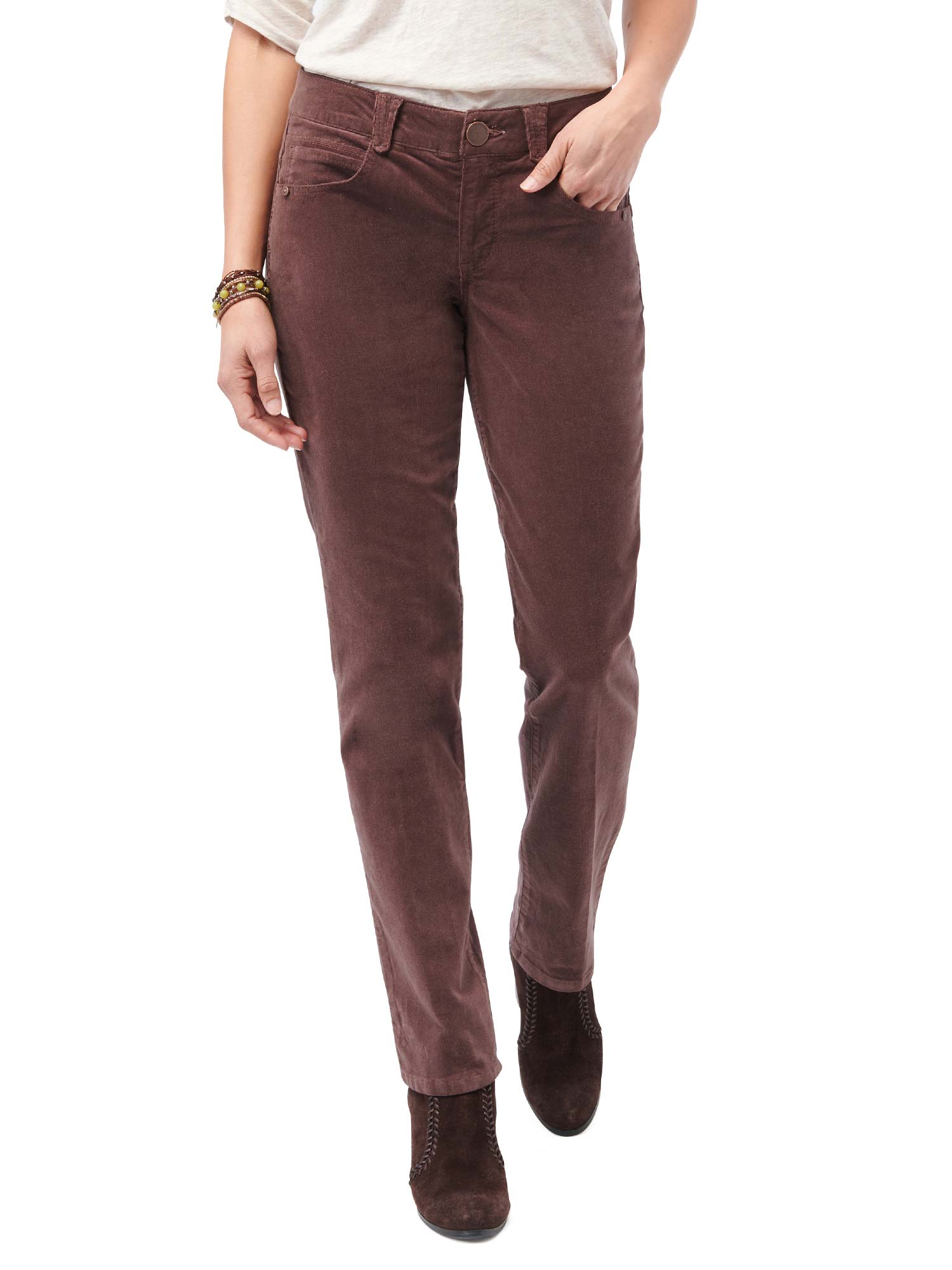 Absolution® Mid-Rise Corduroy Straight Leg Pants - Image 30