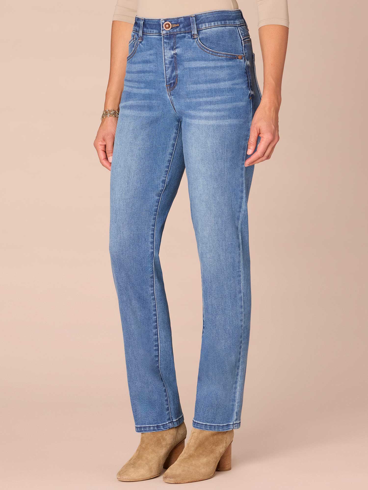 Absolution® High Rise Straight Leg REPREVE® Jeans - Image 2