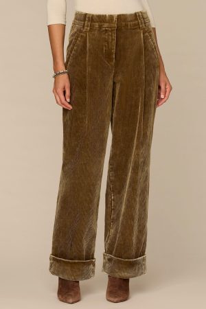 Absolution® Skyrise Wide Cuffed Relaxed Straight Leg Trousers