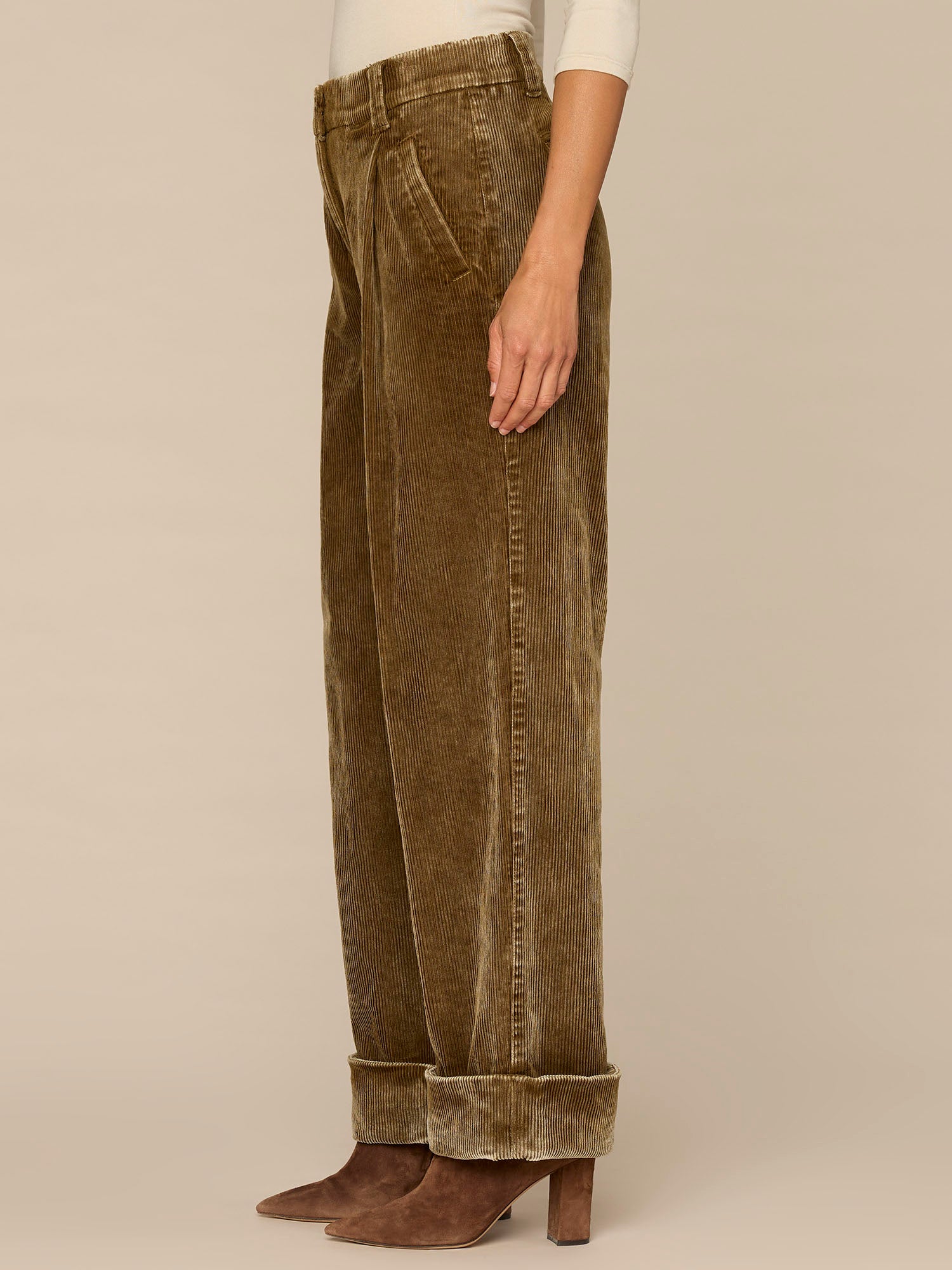 Absolution® Skyrise Wide Cuffed Relaxed Straight Leg Trousers - Image 3