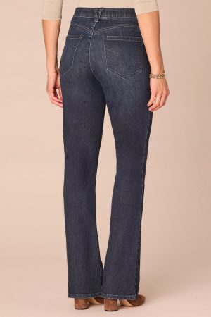 Absolution® High Rise Rhinestone Cascading D Itty Bitty Boot Jeans