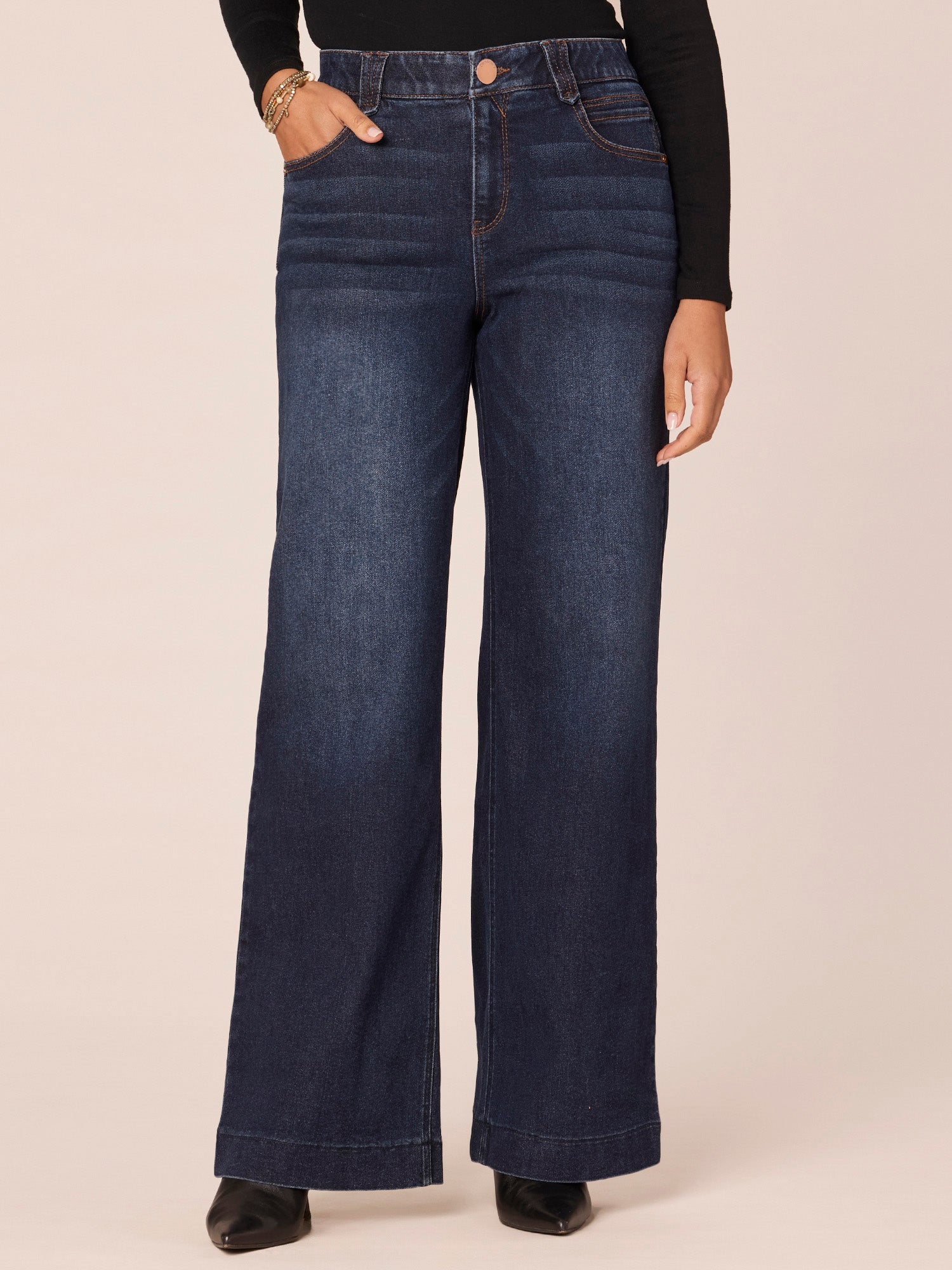 Absolution® REPREVE® High Rise Wide Leg Jeans in Indigo