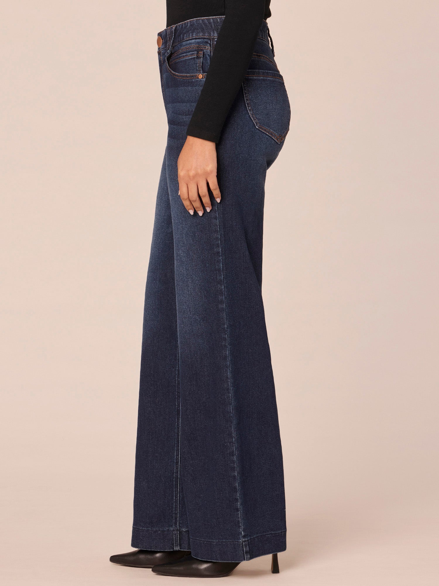 Absolution® REPREVE® High Rise Wide Leg Jeans in Indigo - Image 3
